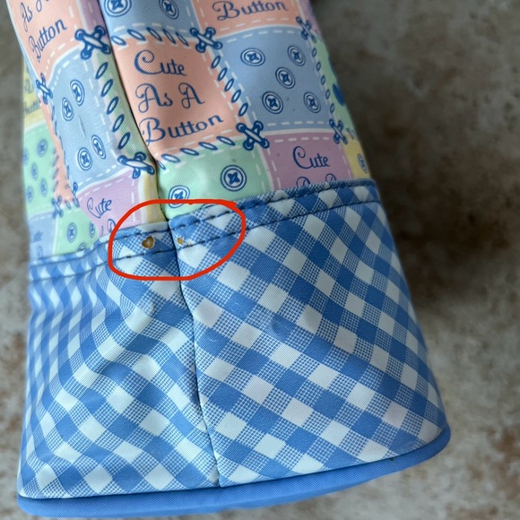 Vtg 90s Disney Babies Diaper Bottle Bag Mickey & Minnie Mouse Colorful Rare Med - Picture 16 of 16